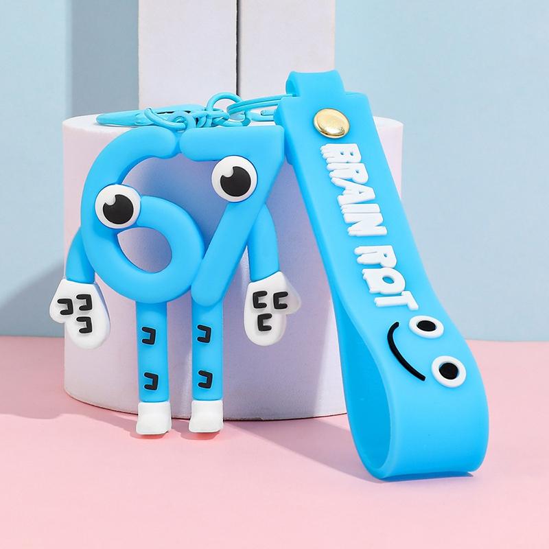 

67 Keychain For Bags Animation Animals Keyrings Cute Keychain Accessories Party Favors Party Gifts Six Seven Hanging Pendants
