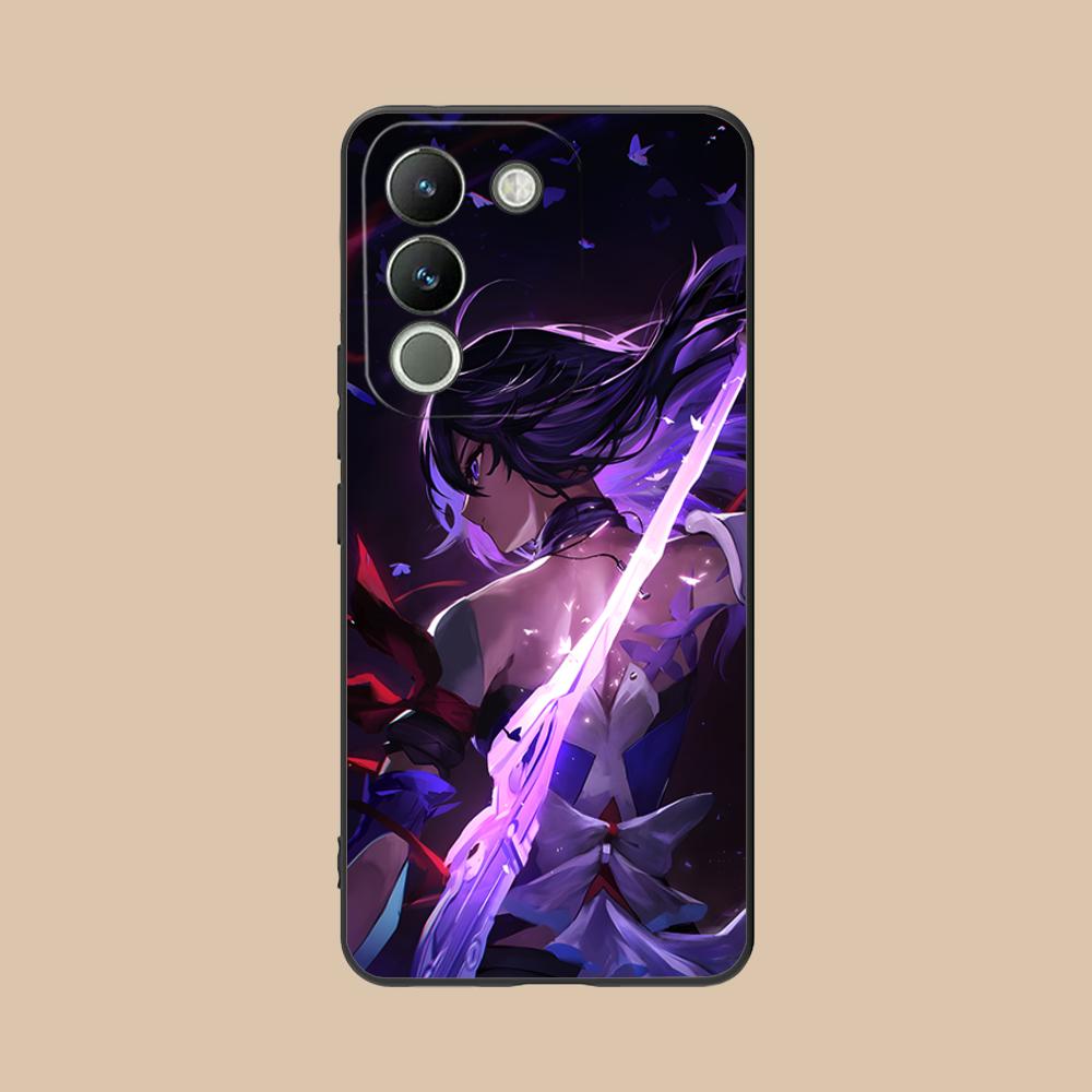 HSR Seele Mattes TPU-Handyhülle für VIVO V60 V50 V40 V30 V29 V27 V25 V23 Pro Lite 5G Bunte Druckabdeckung