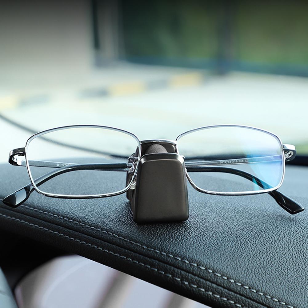Car Sunglasses Center Console Glasses Clip Card Ticket Holder Stand Fastener Pen Case Eyeglasses Car Interior Accessories