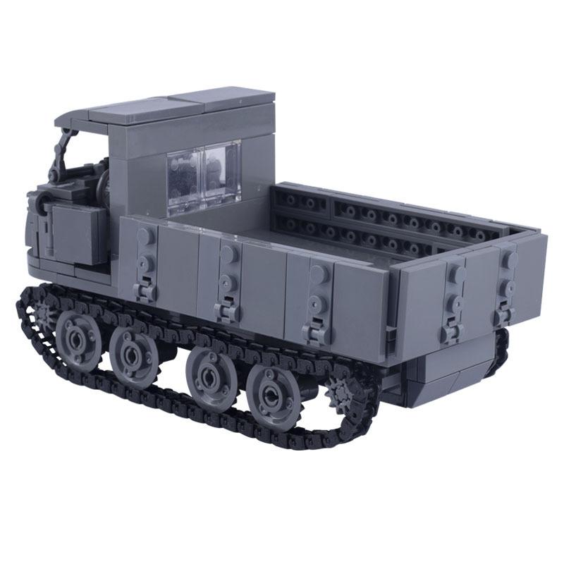 Iron Donkey Armored Car Tank Military Soldier Miniature Accessories Assembly Small Particles Building Block Toy