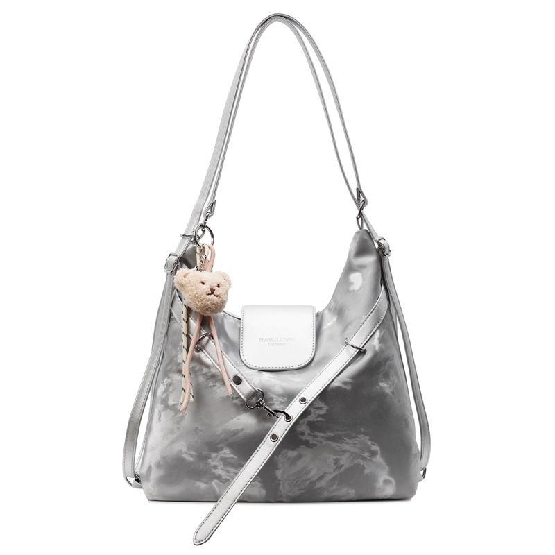 Popular casual high-end sense lightweight tote bag female versatile Spice Girl style multi-back commuter style backpack