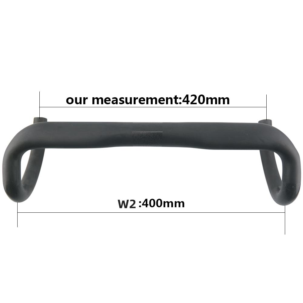 RXL SL 31,8 mm Carbon Rennrad Lenker 380/400/420/440 mm UD Matt Externe Zugführung Rennrad Lenker