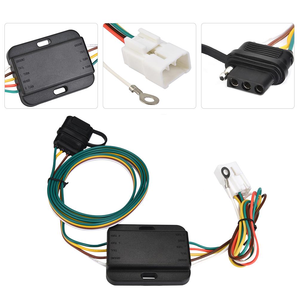4 Pin 12V US Trailer Hitch Wiring Tow Harness Power Controller Plug