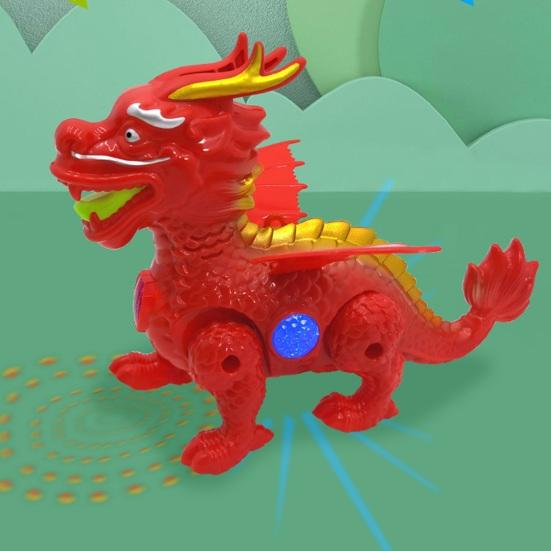 Electric Flying Dragon Interactive Dragon Year Celebrations Handheld Portable Music Light Toy for Kids