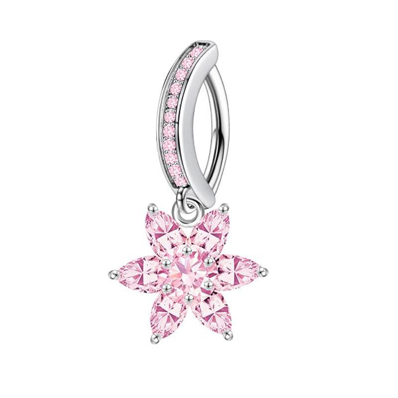 Fashion Exquisite Butterfly Belly Button Sexy Body Piercing Jewelry For Women Zircon Navel Barbell Fashion Belly Rings Gifts