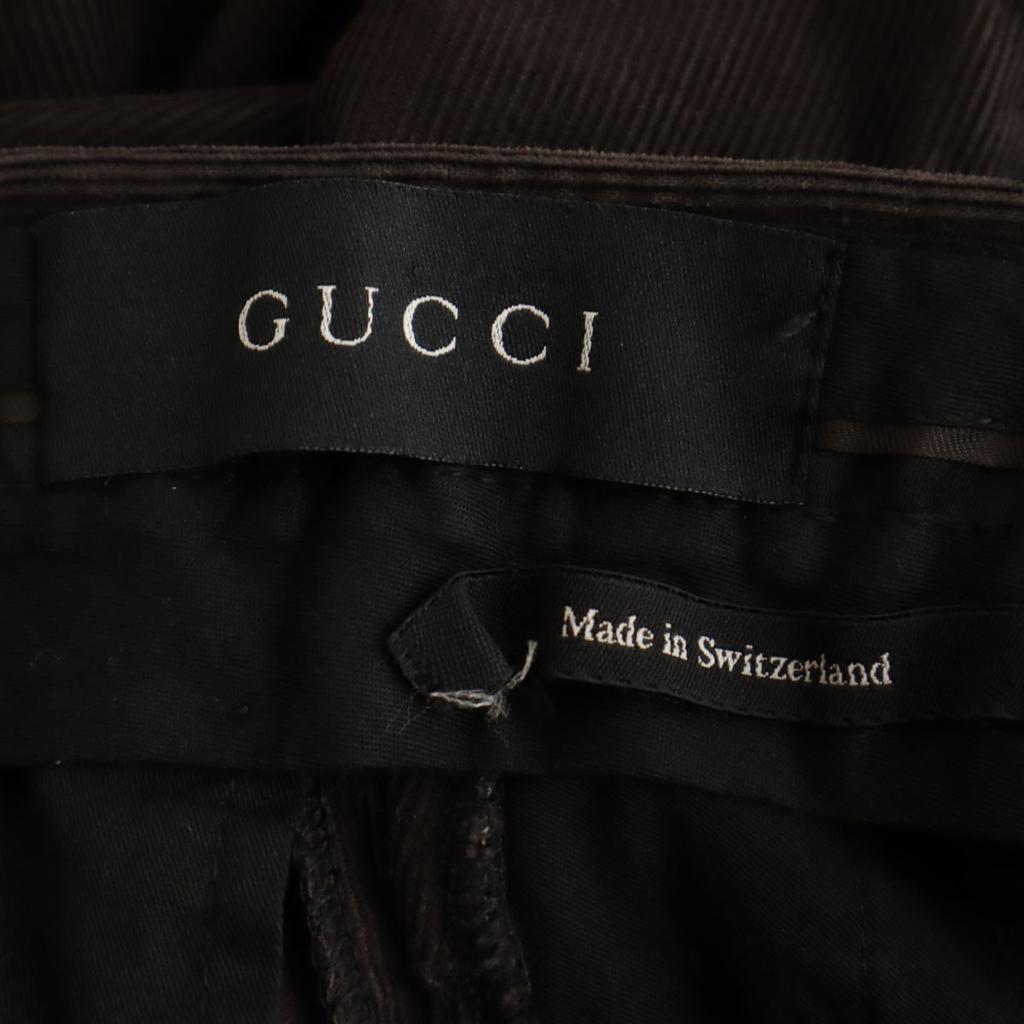 Gucci Swiss Made Corduroy Pants 44R Brown Men's Used