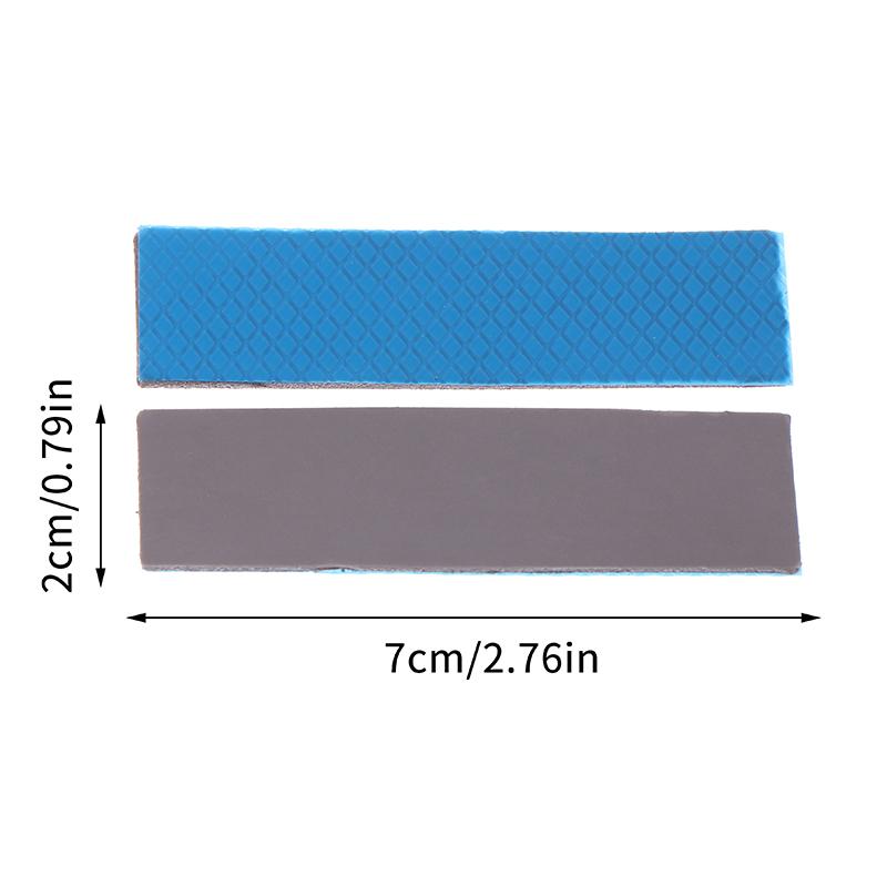 2 vnt. 15W M.2 terminių pagalvėlių laidžios pagalvėlės lakštas 0,5/1,0/1,5 mm silikoninė SSD terminė pagalvėlė lipni izoliacinė terminė pagalvėlė nešiojamam kompiuteriui
