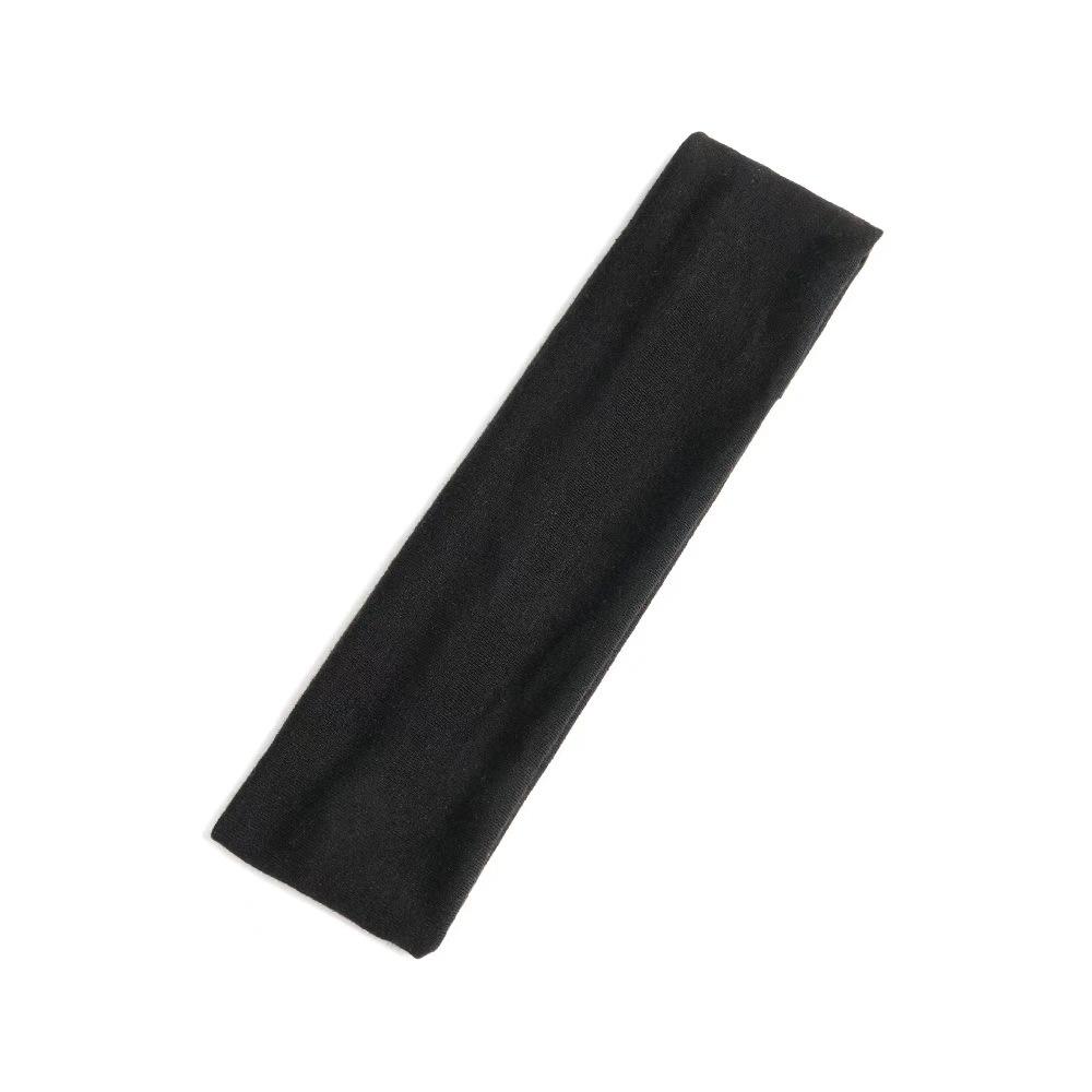 6Cm Wide Simple Basic Solid Color Sports Yoga Headband Running Antiperspirant Sweat Suction Men'S And Women'S Headband