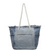Tote Bag with Large Capacity, Made of Comfortable Casual Denim Fabric, Suitable for Commuting on A Single Shoulder. Casually