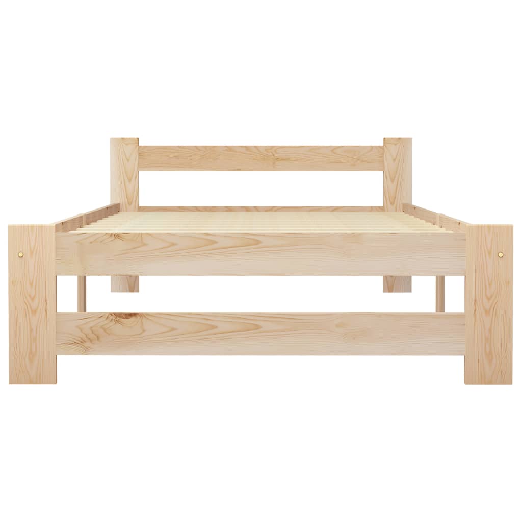 Solid Pine Wood Bed Frame 90 X 200 Cm