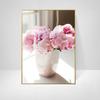 Pink Peony Canvas Painting Poster and Print Flower Letter Quote Nordic Wall Art Floral Picture Bedroom Decor Home Decoration Art