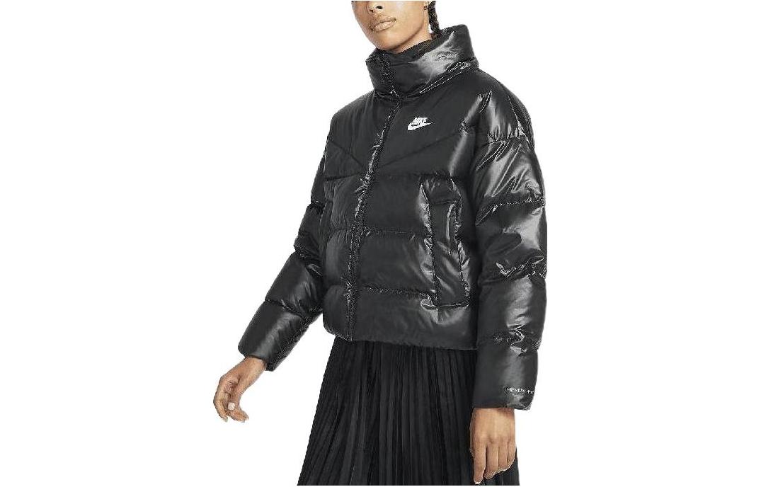 Nike Jackets Women s Black Stand Collar Thickened Other DH4079-010 L