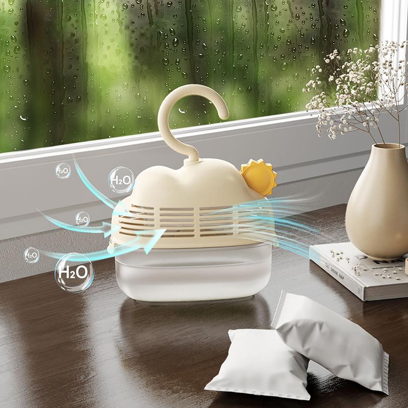 Cloud Shape Moisture Absorbers Box Hangable Dehumidifiers Moldproof Moistureproof Dry Case For Wardrobe Home Indoor Desiccant