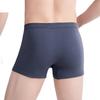 Hodo Men's Modal AAA Antibacterial Silk-Blend Boxer Briefs, Comfortable Four-Corner Underwear, Breathable Youth Style, 4-Pack