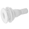 5 8in Thru Hull Fitting Straight ABS Impact Resistance Hose Connector Accessory for Boats Marines