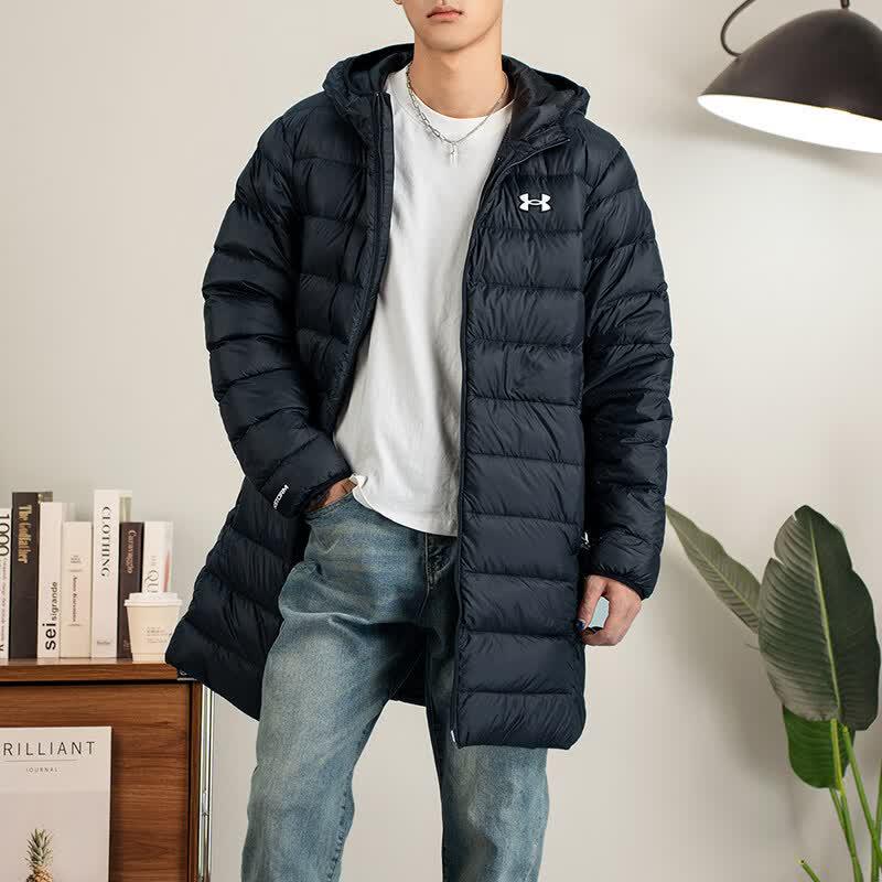 Under Armour Men's Winter Down Sport Lifestyle Hooded Jacket 1385839-001