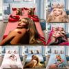 Sabrina Carpenter Duvet Cover Pillowcase Bedding Set Boy Girl Decoration Bedroom