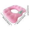Inflatable Donut Pillow Hemorrhoid Cushion Breathable Comfortable for Tailbone Seat