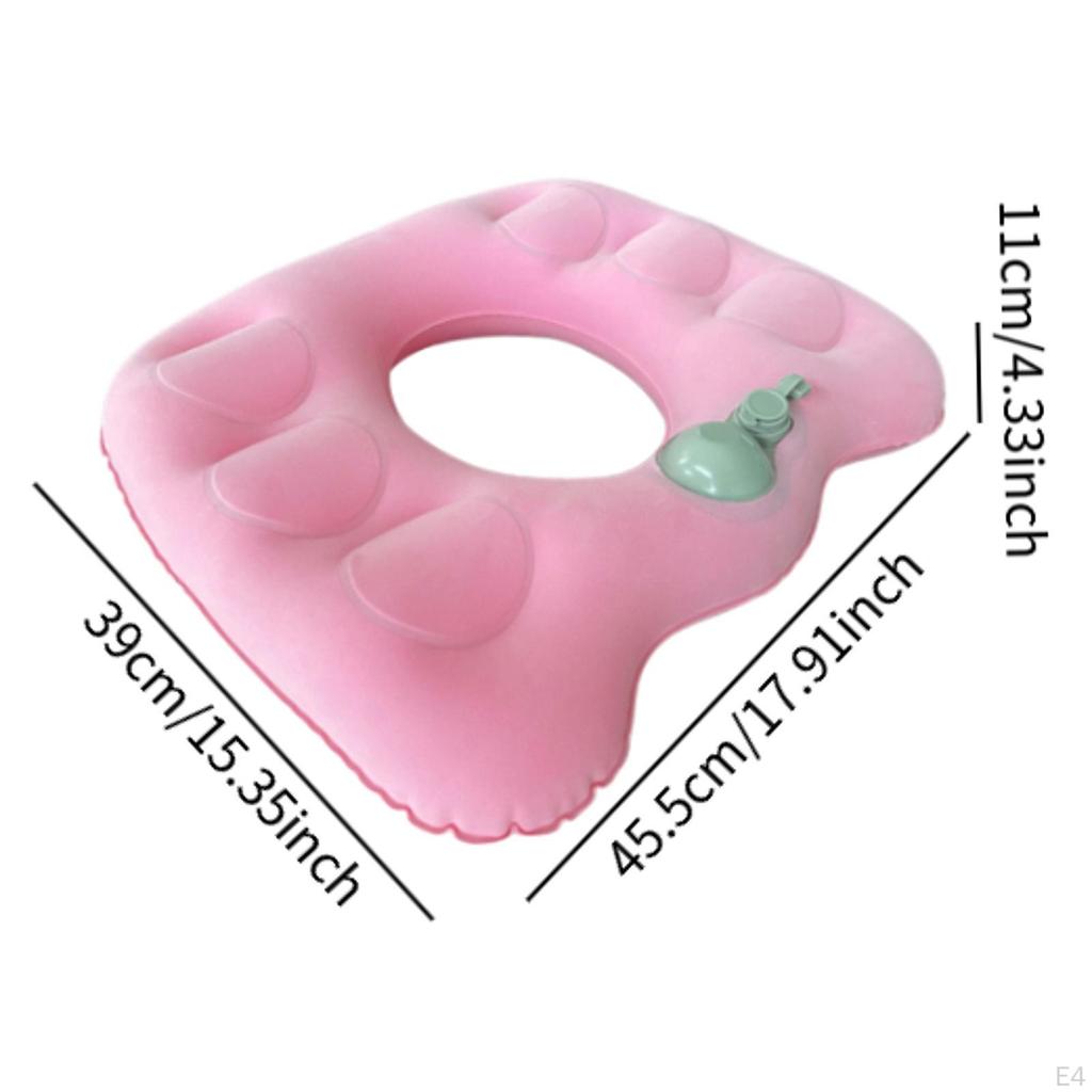 Inflatable Donut Pillow Hemorrhoid Cushion Breathable Comfortable for Tailbone Seat
