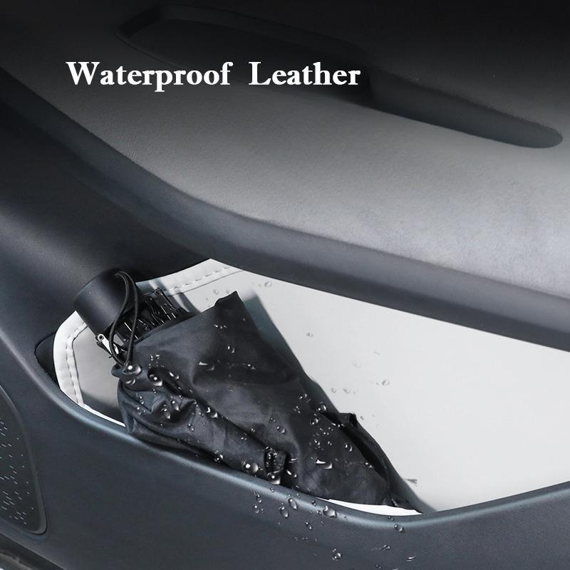 Car Door Slot Storage Pad Leather Door Groove Protective Mat Storage Barrel For Lynk & Co 08 2026 2026 2026 Interior Accessories