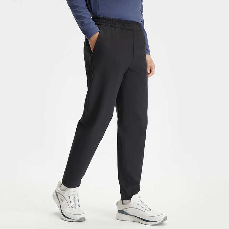 New FILA Knitted Sports Pants Men's Pitch Black A11M441807FBK