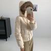 Winter new cotton-padded clothes women's thickened fur collar hooded loose warm small cotton clothes