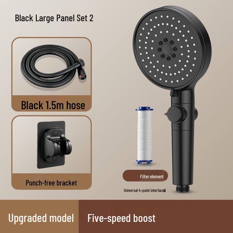 TLXT High-Pressure Shower Head Set