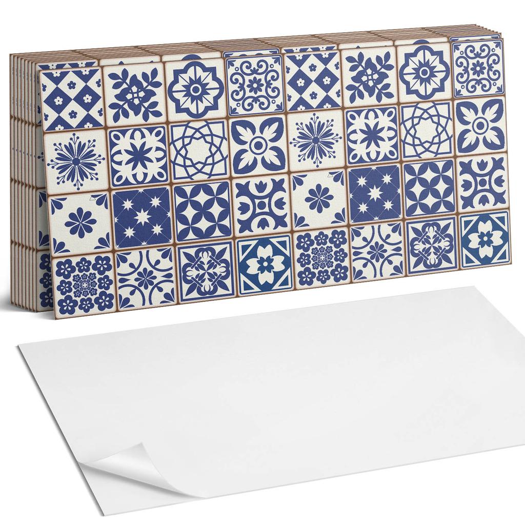 Dekoracyjne Kafelki Winylowe Na Ścianę Z Nadrukiem Wzory Kafli Dekoracyjnych 10X40X20 Cm