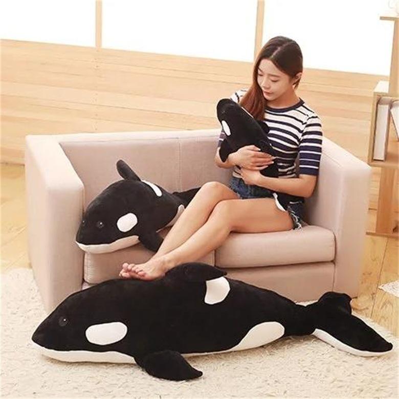 Direct Sales Aquarium Killer Whale Doll Children Whale Doll Throw Pillow For Girlfriend Birthday Gift