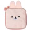 Makeup Cosmetic Vanity Rabbit Drawstring for Cosmetics and Travel [CARAMEL MILK] Bag, Pouch, Pouch, Design, Bag, (Pink)