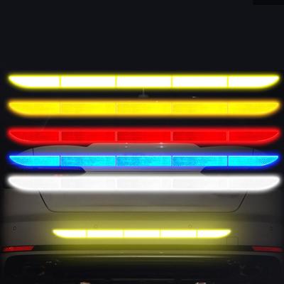 DYS Auto Shop Adesivo catarifrangente per auto 3x90 cm Nastro riflettente per carrozzeria esterno per decalcomania del bagagliaio