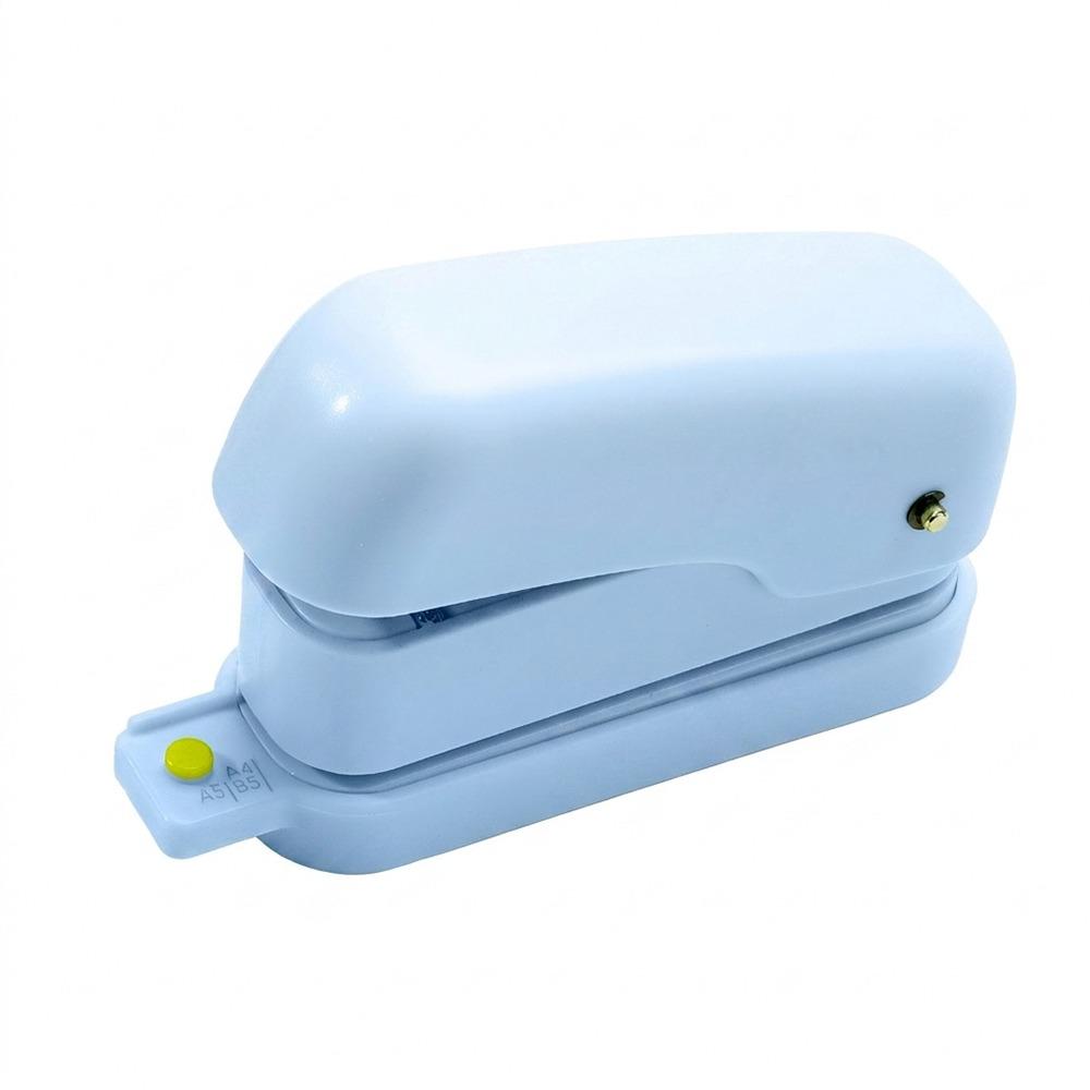 Labor-Saving Hole Puncher Mini Hole Punch Machine Portable 6-Hole Puncher  A5/B5/A4 Notebooks синий