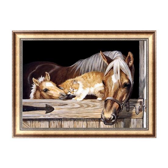 5D Diamond DIY Painting Home Decor Horse Parrot Cross Stitch Kit
