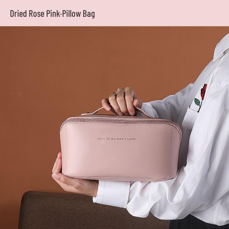 

Функциональная дорожная косметичка - Утолщенная ПУ, Высокая ценность, Портативная, Косметичка в стиле сумочки и решение для хранения