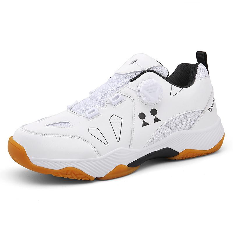 Neue Badmintonschuhe Herren Damen Paare Drehverschluss Jugend Volleyballschuhe atmungsaktiv und rutschfest umfassende Sporttrainingsschuhe