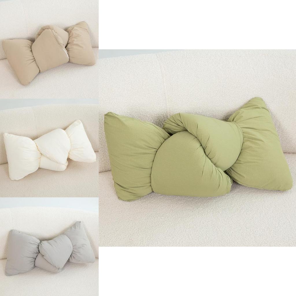 Knot Shape Cushion With Polyester Cover For Childrens Bedroom And Living Room Decor