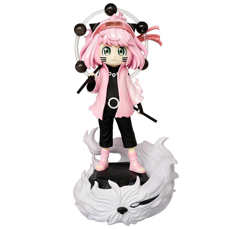 Ania cos Helix Maru Rakudo Naruto, spy playhouse, anime Naruto figure, peripheral ornaments