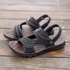 Summer New Leather Men's Beach Shoes Non-slip Casual Thick Soles Wear Sandals Men