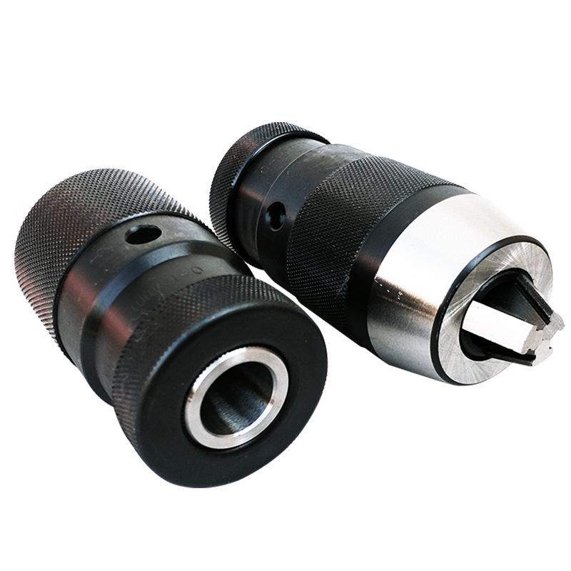 Self-Tightening Self-Locking Drill Chuck 1-13mm/1-16mm with Morse Taper Hole for Drill/Mill Machines