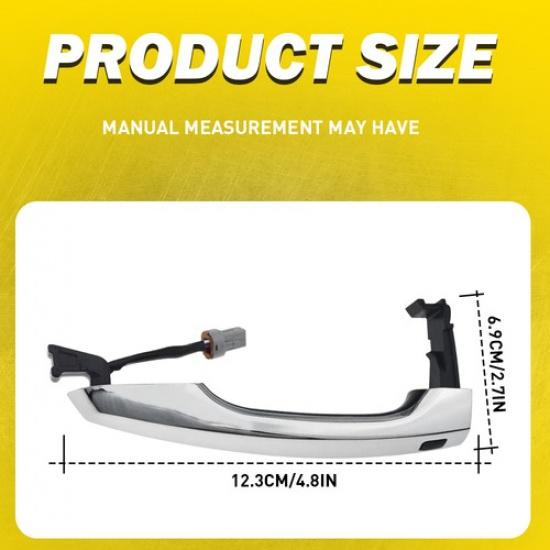 Front Right Handle Door Outside 2017- For Hyundai Smart Sedan Elantra W/ Key