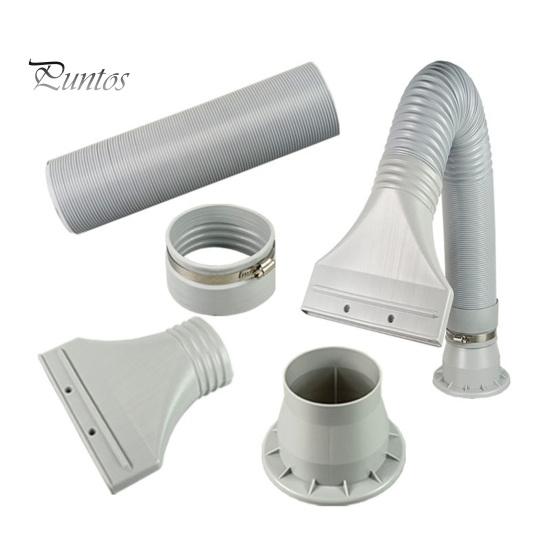 Renter-friendly Window Adapter Air Conditioning Exhaust Hose Adapter, AC Seal Flat Vent Kit Easy Install for Casement Skylight Windows, 100mm