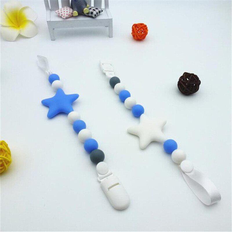 Buy Newborn Baby Teething Dummy Pacifier Clip Bead Kid Soother Nipple