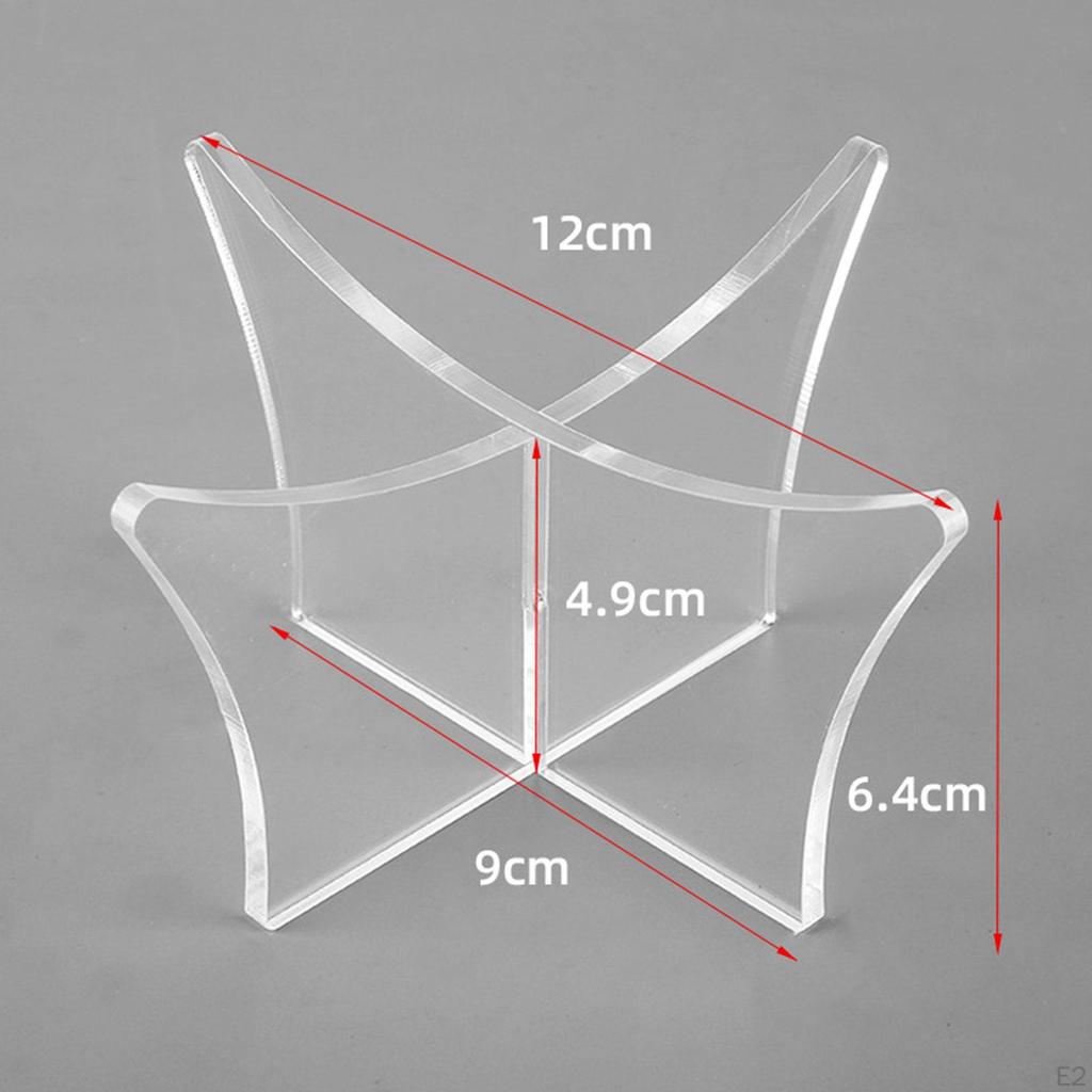 Acrylball-Ausstellungsständer Starkes Sammlerregal Aufbewahrung für Sportbälle Signiert Arbeitsplatte