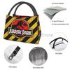 Jurassic Park Print Thermal Lunch Bag Unisex Portable Insulated Cooler Bento Tote Bag for Picnic Work Reusable Packed Lunch Box