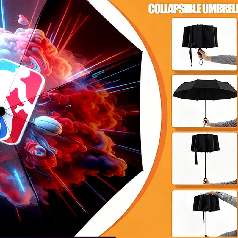 NBA Print Umbrella Automatic Opening/ Closing - Portable Foldable Design - Daily use for Travel/Outdoor - Gift for Birthday