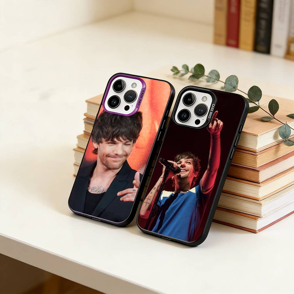 Singer Lou-Tommo Phone Case For iPhone 17,16,15,14,13,12,11 Plus,Pro Max,XS,Colored Silver Plated Inside Cover