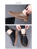2025 Spring/Autumn Men's Genuine Leather Sneakers - Versatile, Breathable, and Soft Sole Casual Shoes