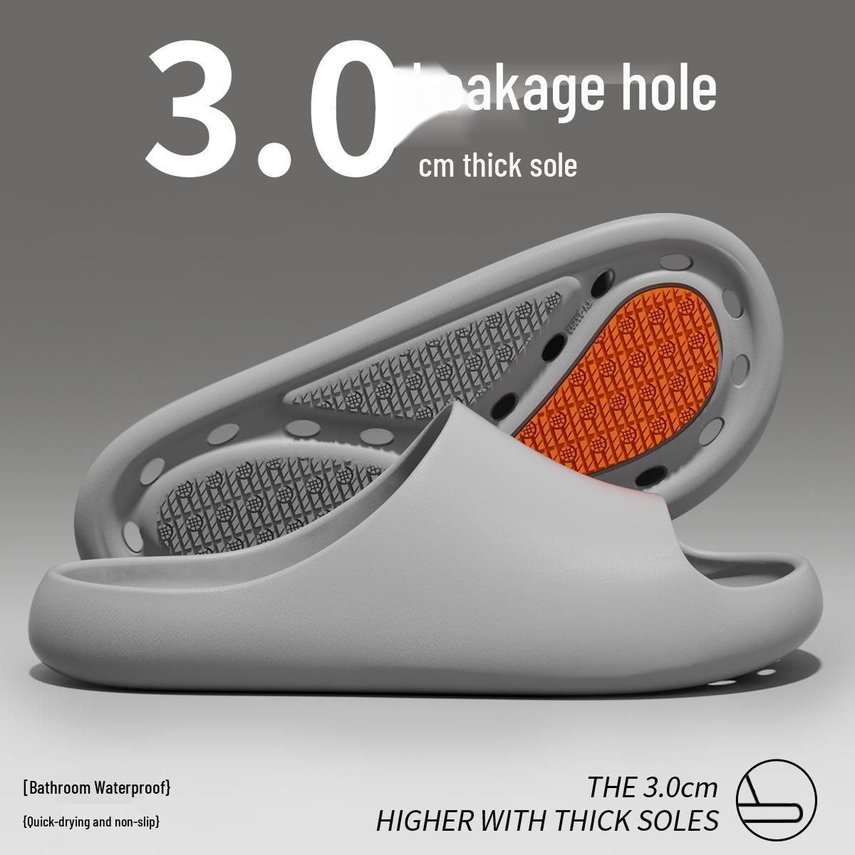 

Lidani 2025 Leakproof Non-slip Slippers for Men & Women - Indoor, Bathroom, Summer Use 42-43 [Fits 41-42]