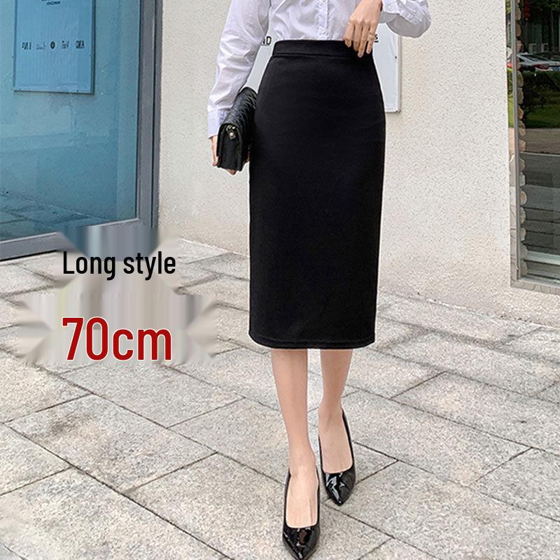 Professional Western High-Waisted Open-Front Slimming Summer Skirt Suit