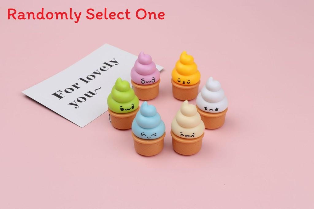 Bread Doughnut Plastic Emoji Toy Car With Pullback Action For Kids Gift And Interactive Play